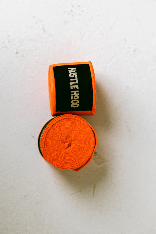 180" Boxing Wraps - Orange