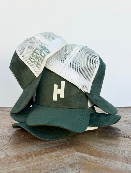 The Suede Trucker (Green)