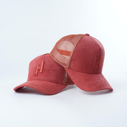 The Suede Trucker (Red)